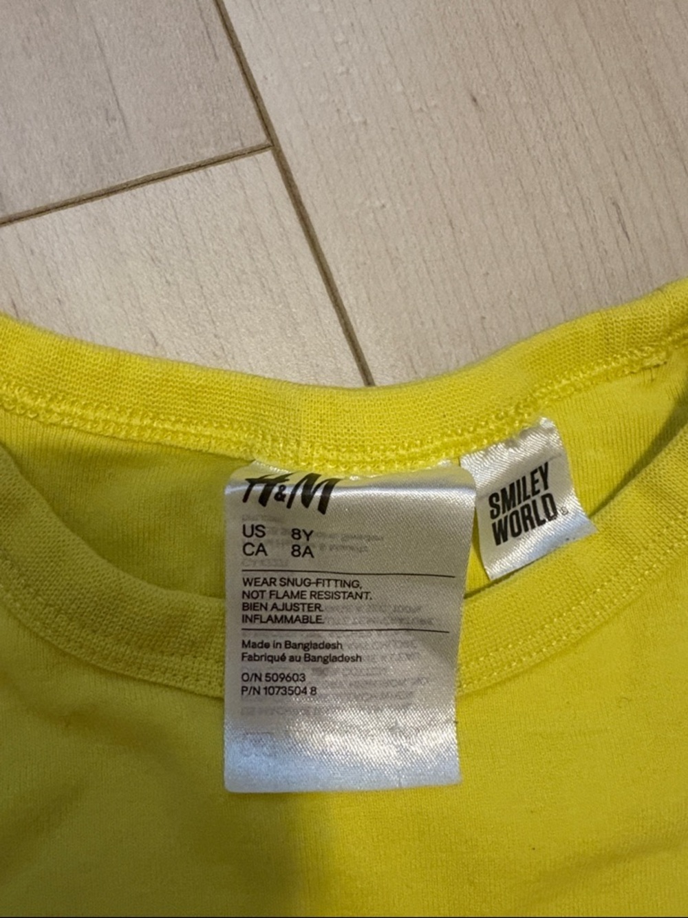 H&M Smiley World PJs s8 - Picture 2 of 2